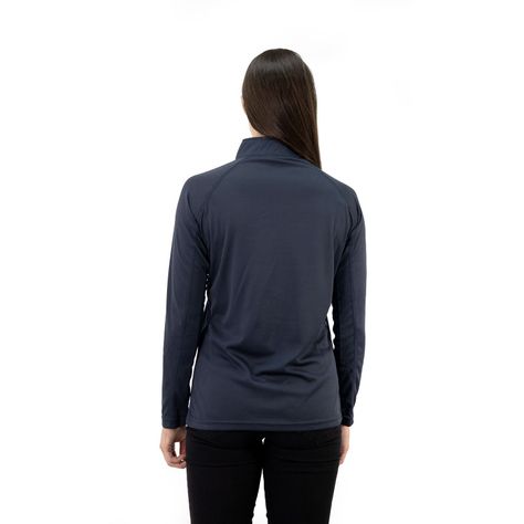 Polera Quebec Half-Zip Mujer Iron-3