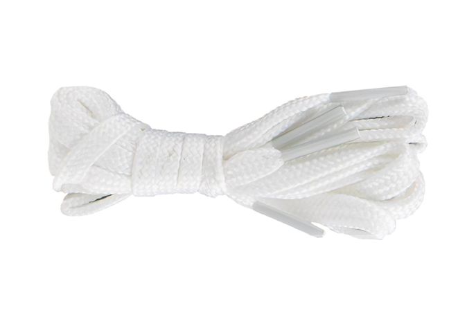 Cordones Defender Plano Blanco Medium-0