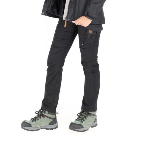 Pantalón Cargo HW Dakota Spandex Mujer Dark Shadow-1
