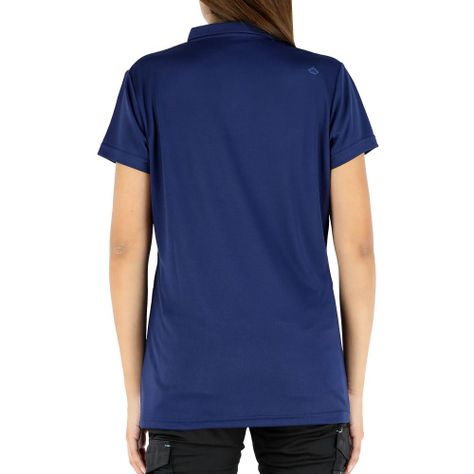 Polera Cooldry QUEBEC Manga corta  Mujer Azul-1