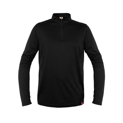 Polera Quebec Half-Zip Hombre Black-0