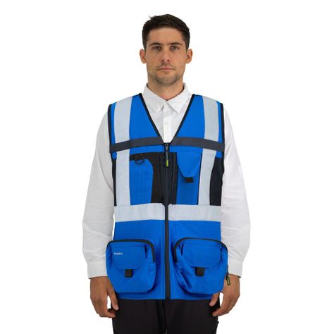 Chaleco Geologo Alaska xpert Hombre Azul-1