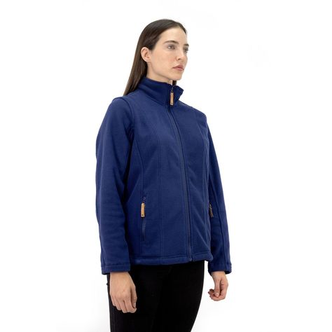 Polar Quebec Pardo Azul Mujer-1