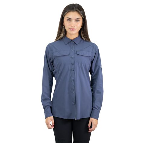 Camisa Hw Antakari Spandex Mujer Azul-0