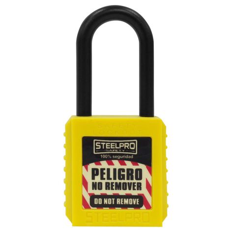 Candado Steelpro Dielectrico Amarillo-0