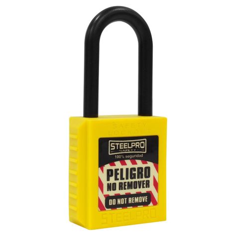 Candado Steelpro Dielectrico Amarillo-1