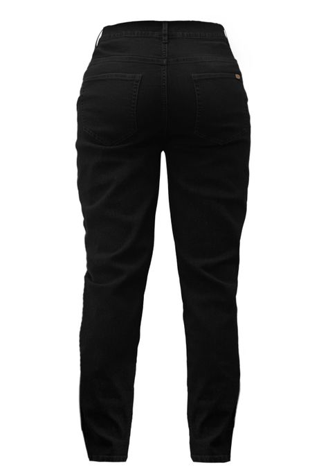 Jeans Quebec Toronto Negro Mujer-1