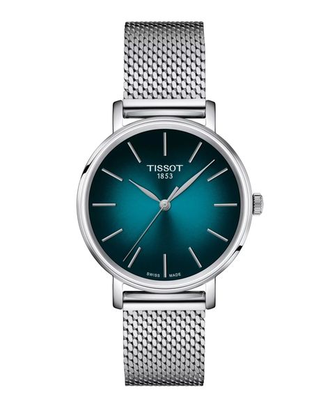 Reloj Tissto Everytime Acero Verde-0