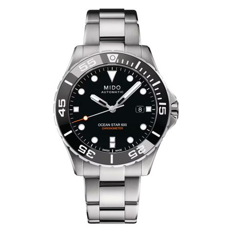 Reloj Mido Ocean Star 600 Chronometer Acero Negro-0