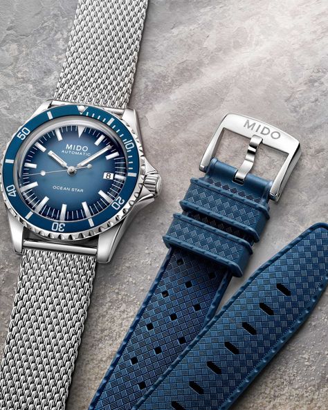 Reloj Mido Ocean Star Tribute Azul-4