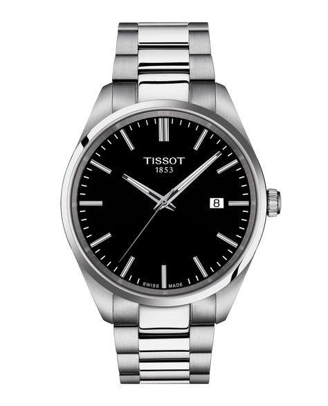 Reloj Tissot Pr100 Classic Acero Negro-0