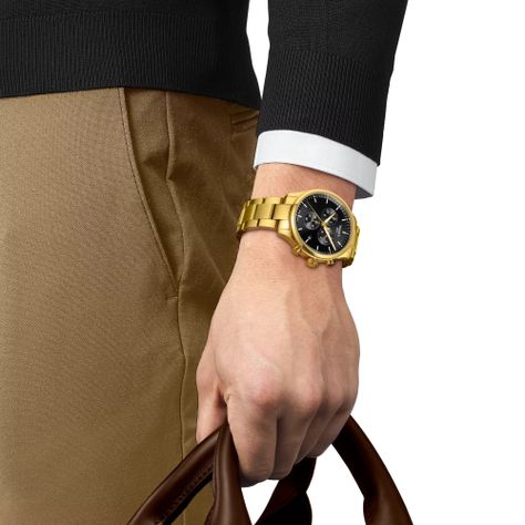 Reloj Tissot Chrono XL Dorado-3