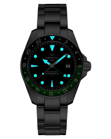 Reloj Certina DS Action GMT Verde-1