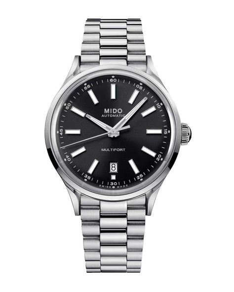 Reloj Mido Multifort Powerwind Acero Negro-0
