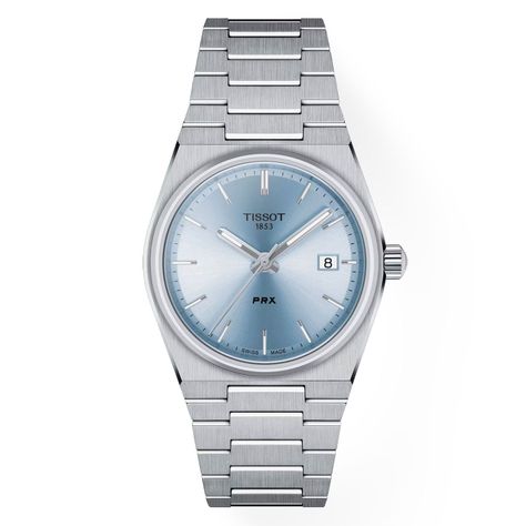 Reloj Tissot PRX 35mm Acero Celeste-0