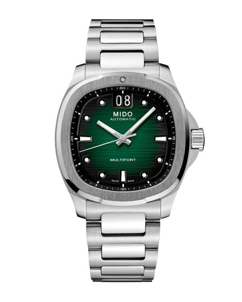 Reloj Mido Multiford TV Big Date Acero Verde-0