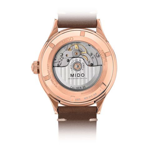 Reloj Mido Multifort Patrimony Marrón-1