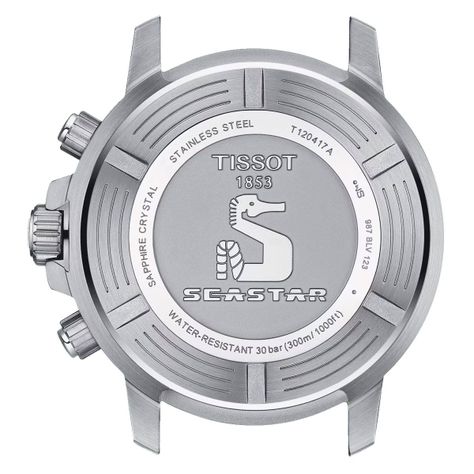 Reloj Tissot Seastar 1000 Chronograph Acero Rojo-1