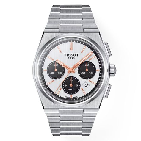 Reloj Tissot PRX 40mm Chrono Acero-0