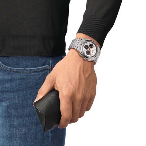Reloj Tissot PRX 40mm Chrono Acero-3