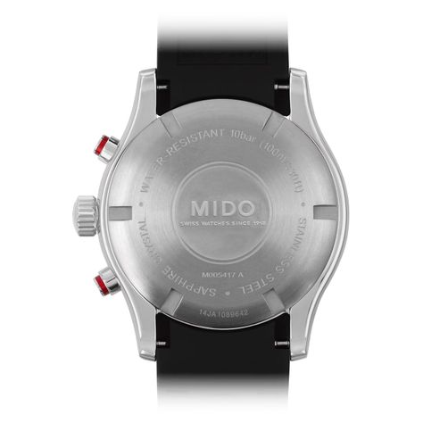 Reloj Mido Multifort Quartz Negro-1