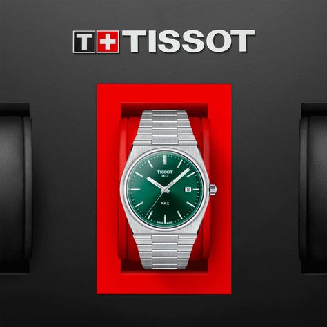 Reloj Tissot PRX 40mm Acero Verde-3