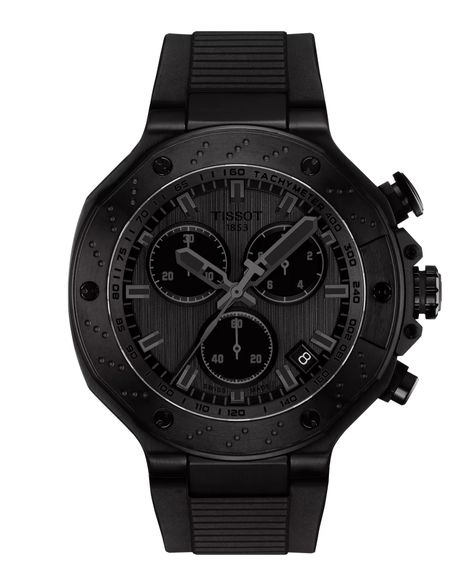 Reloj Tissot T-Race Chronograph Resina Negro-0