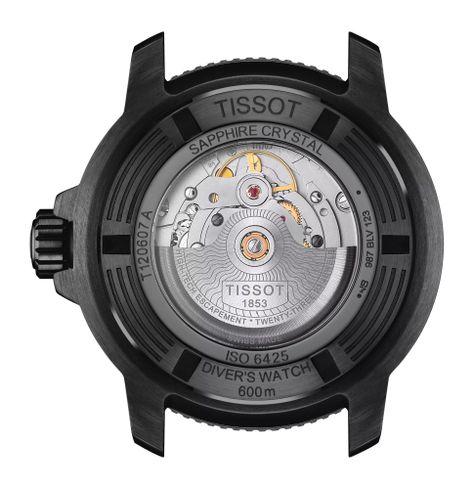 Reloj Tissot Seastar 2000 Professional Resina Dorado-1