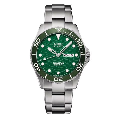 Reloj Mido Ocean Star 200C Verde-0
