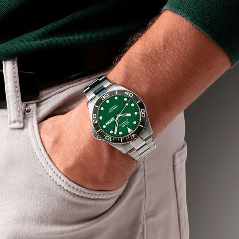 Reloj Mido Ocean Star 200C Verde-3