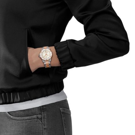 Reloj Tissot Seastar 1000 Bicolor Oro Rosa-3