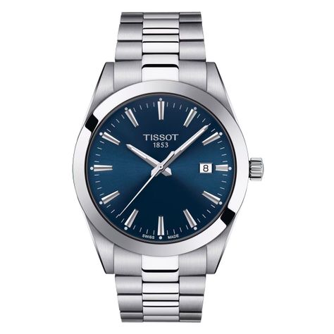 Reloj Tissot Gentleman Acero Azul-0