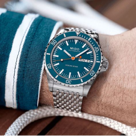 Reloj Mido Ocean Star Tribute Blue-4