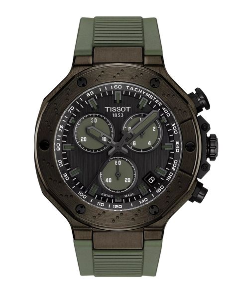 Reloj Tissot T-Race Chronograph Resina Verde-0
