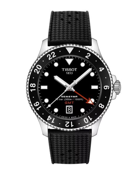 Reloj Tissot Seastar 1000 Quartz GMT Silicona-0