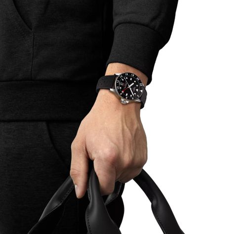Reloj Tissot Seastar 1000 Quartz GMT Silicona-3