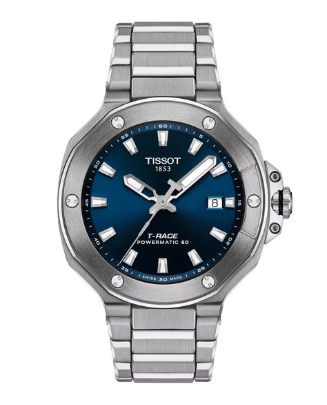 Reloj Tissot T-Race Chronograph Powermatic 80 Acero Azul-0