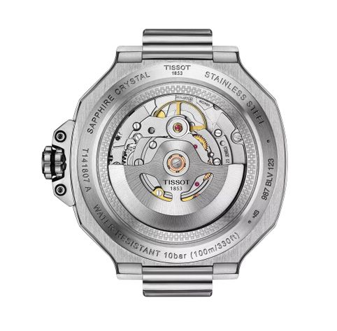 Reloj Tissot T-Race Chronograph Powermatic 80 Acero Azul-1