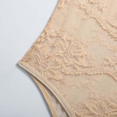 Body Enterito Encaje Khaki Victorine-3