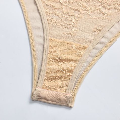 Body Enterito Encaje Khaki Victorine-4