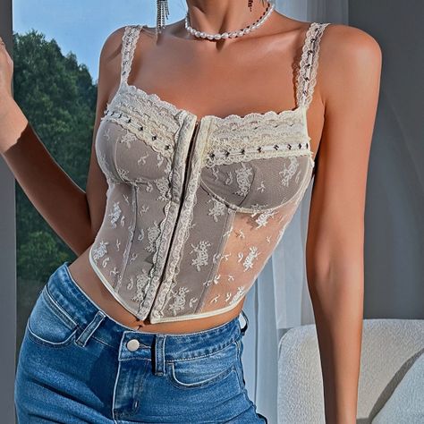 TOP CORSET ENCAJE BEIGE ANASTASIA-1