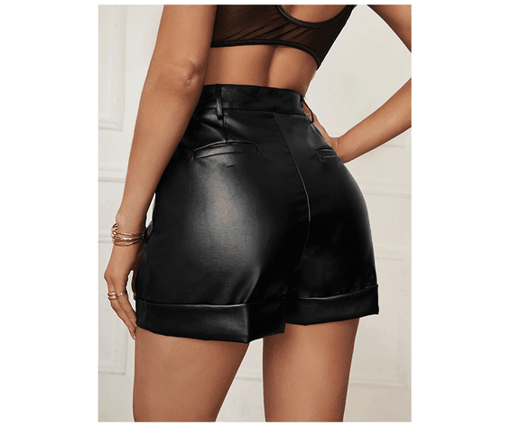 Short Cuerina Negro-1