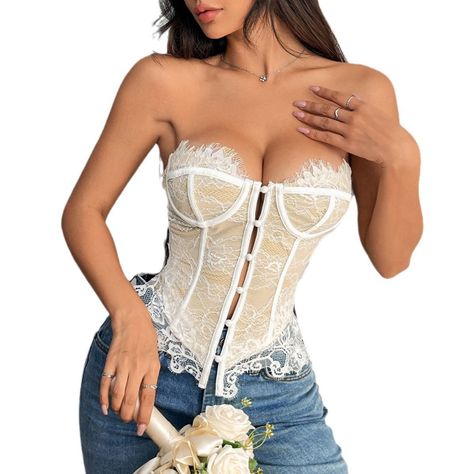 TOP COSET ENCAJE  ENCAJE BEIGE JULIETTA-0