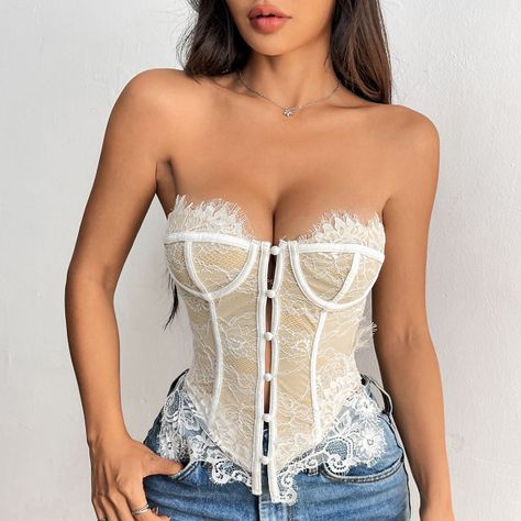 TOP COSET ENCAJE  ENCAJE BEIGE JULIETTA-3