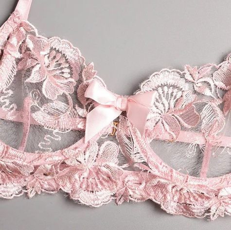 Set Lenceria Ropa Interior Mujer Colirio Rosa-1