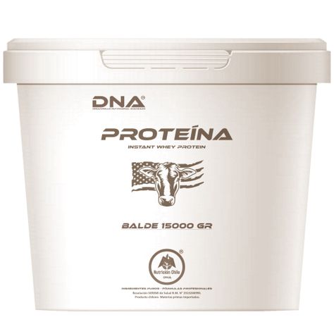 PROTEÍNA D N A® SABOR PLÁTANO D N A® BALDE D N A® 15KG-0