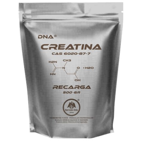 CREATINA D N A® ABSOLUTAMENTE PURA RECARGA 500 GR-0