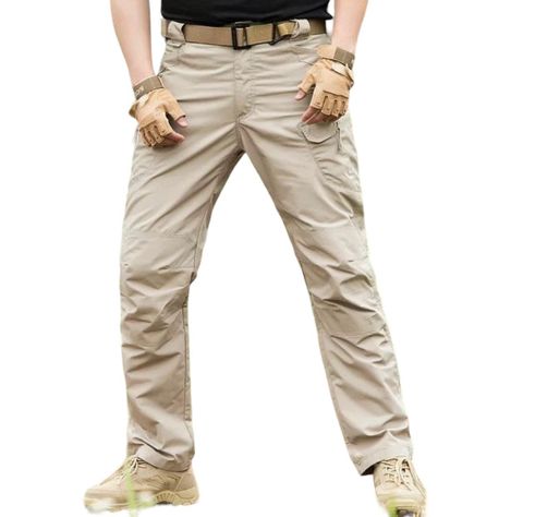 Pantalón Combate táctico militar hombre Airsoft/Caza/ Trekking Beige TALLA 34-0