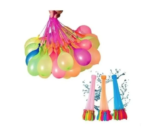 Bombitas De Agua 111 Globos De Colores Más Adaptador Llenado-1