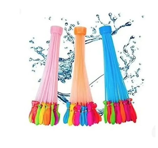 Bombitas De Agua 111 Globos De Colores Más Adaptador Llenado-3